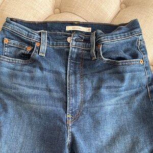 Levi's Deep Blue Flare Jeans